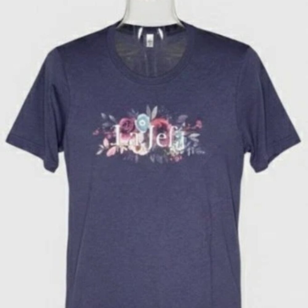 La Jefa Floral Graphic T-Shirt sz M